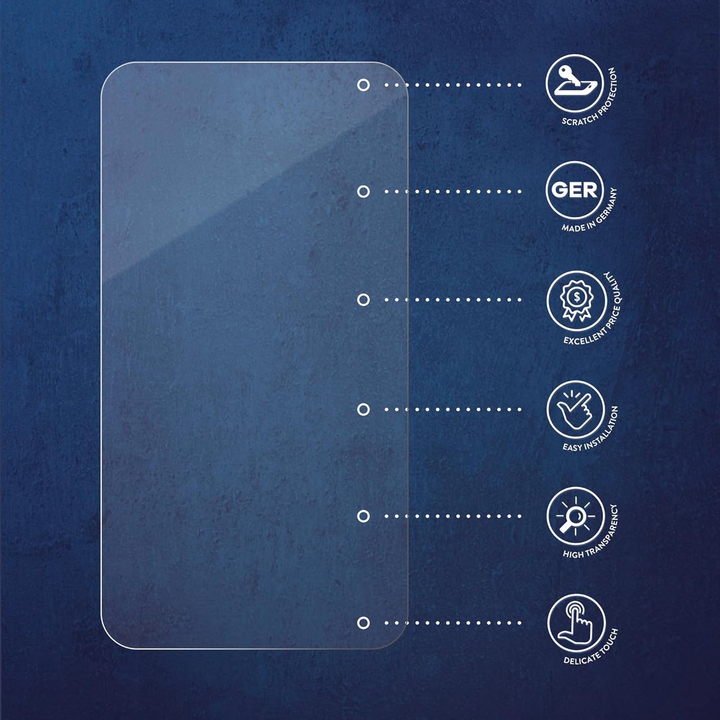 savvies 2023 6-Pack Screen Protector compatible with Suzuki Swift Sport Infotainment System Protection Film Clear