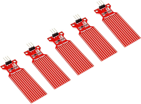 DIYables ESP32, ESP8266, 5 Water Sensor Detector for Arduino, Raspberry Pi, Pieces