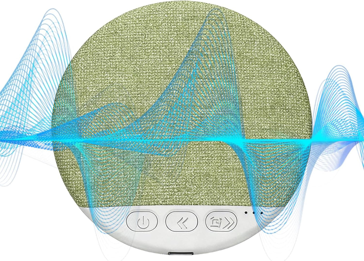 Generic 3.78x3.78x0.43 Inch Pillow Speaker, White Noise Device, Sleep Aid with Timer, Bedside Relaxation Gear, Bedroom