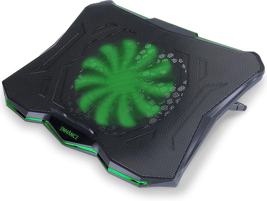 ENHANCE 5 7 Settings 17 inches 1 800 Cryogen Gaming Laptop Cooling Pad Stand - Laptop Cooler with Adjustable Height