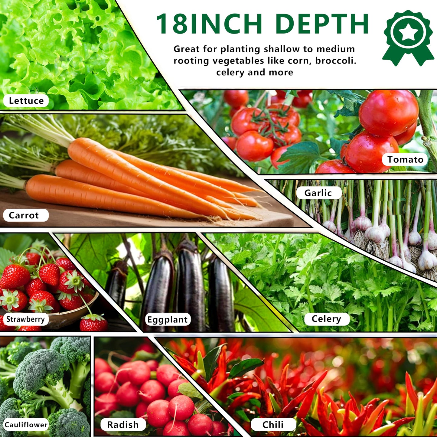 MGNO 12x4x1.5FT Galvanized Raised Garden Bed-Outdoor Planter Box for Vegetables-Metal Garden Bed,RRectangle Planting Box for Herb,Flower